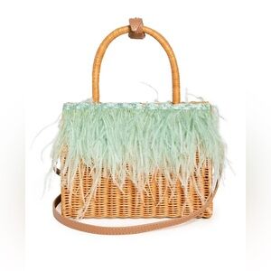 Serpui Cynthia Wicker Bag